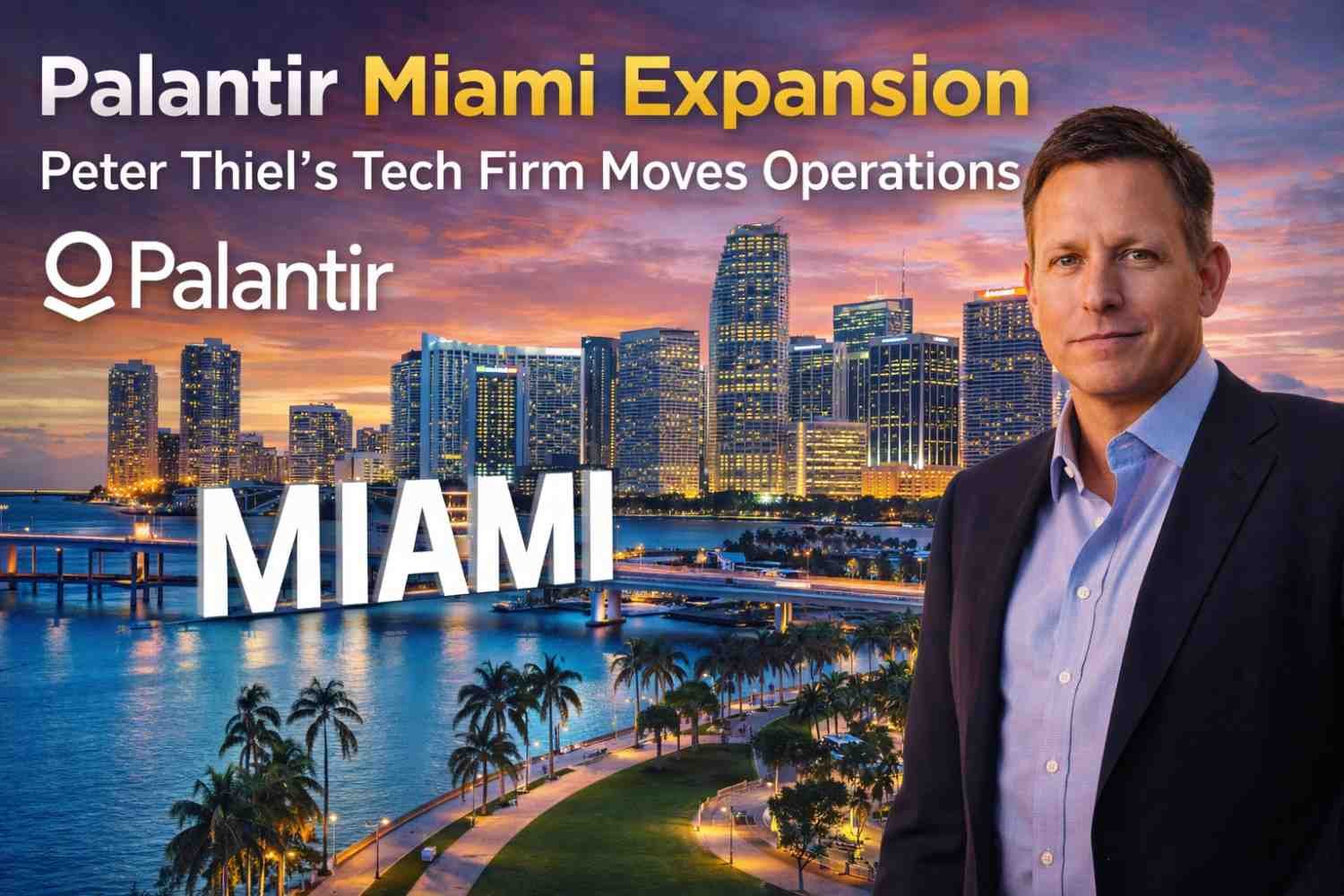 Palantir Miami Expansion: Peter Thiel’s Tech Firm Moves Operations