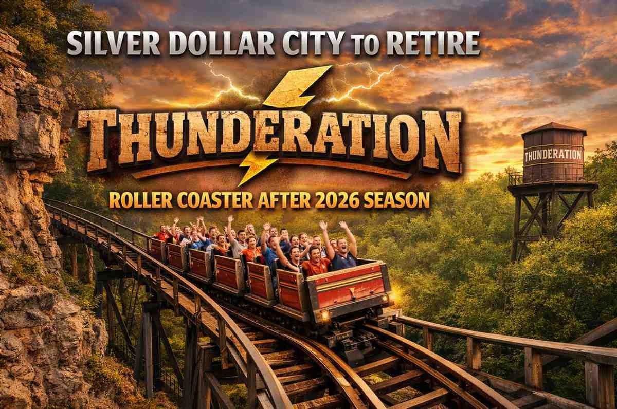Thunderation Roller Coaster Closing After 2026 – Final Ride Date Confirmed!